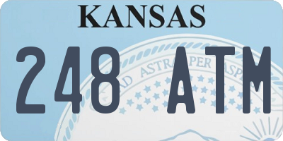 KS license plate 248ATM