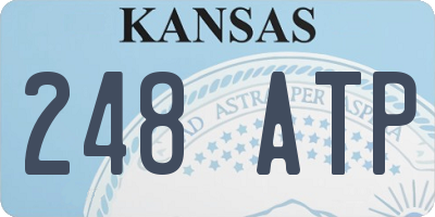 KS license plate 248ATP