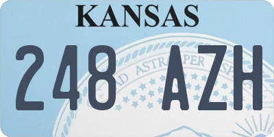 KS license plate 248AZH