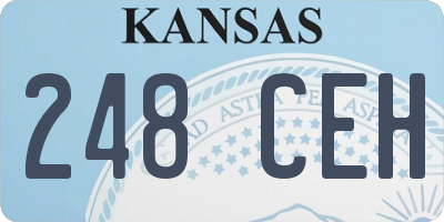 KS license plate 248CEH