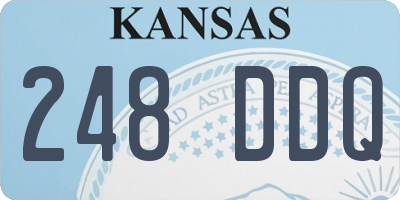 KS license plate 248DDQ