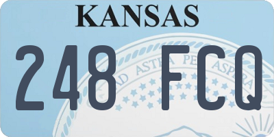 KS license plate 248FCQ
