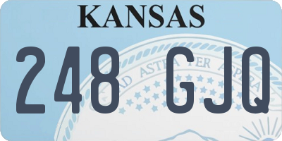 KS license plate 248GJQ