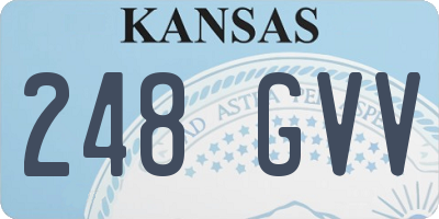 KS license plate 248GVV