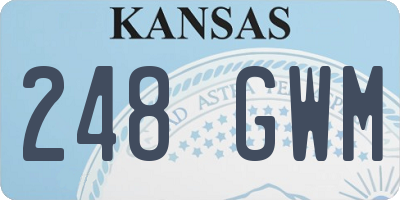 KS license plate 248GWM