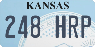 KS license plate 248HRP
