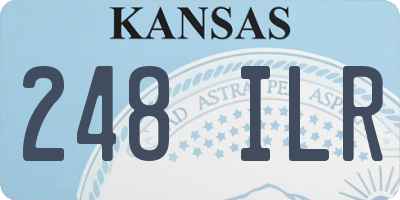 KS license plate 248ILR