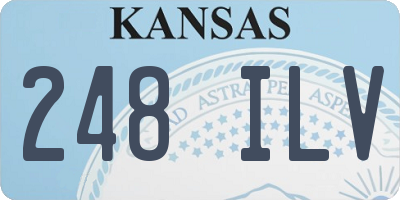 KS license plate 248ILV