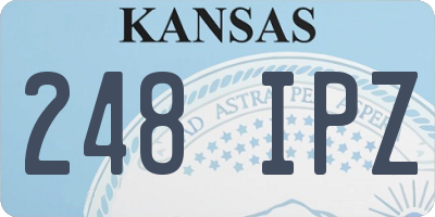 KS license plate 248IPZ
