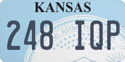 KS license plate 248IQP