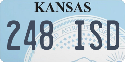 KS license plate 248ISD