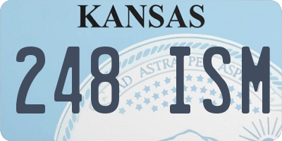 KS license plate 248ISM