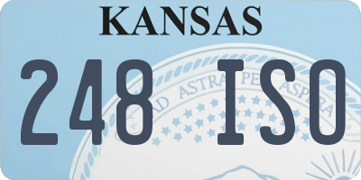 KS license plate 248ISO