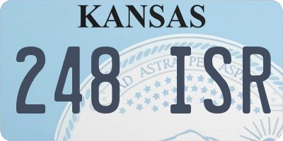 KS license plate 248ISR