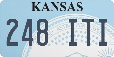 KS license plate 248ITI