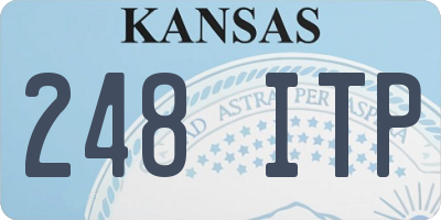 KS license plate 248ITP