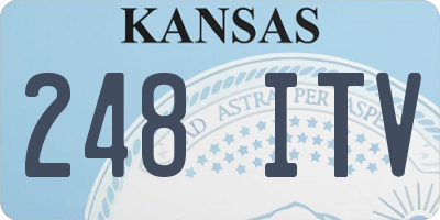 KS license plate 248ITV