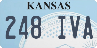 KS license plate 248IVA