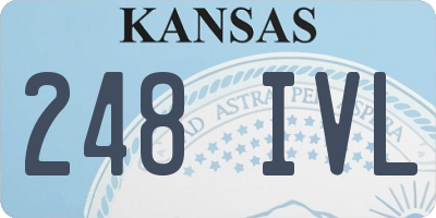 KS license plate 248IVL