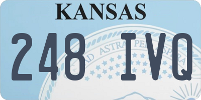 KS license plate 248IVQ