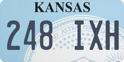 KS license plate 248IXH