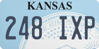 KS license plate 248IXP