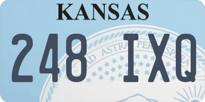 KS license plate 248IXQ