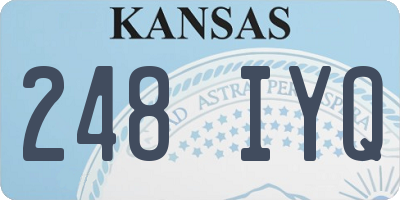 KS license plate 248IYQ