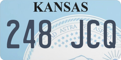 KS license plate 248JCQ