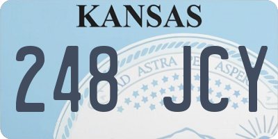 KS license plate 248JCY