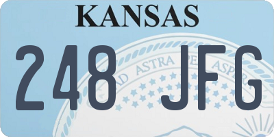 KS license plate 248JFG