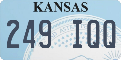 KS license plate 249IQQ