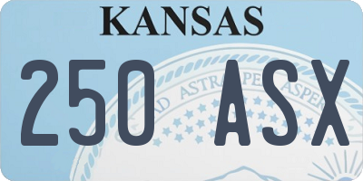 KS license plate 250ASX
