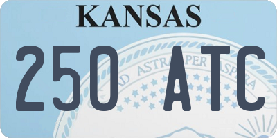 KS license plate 250ATC