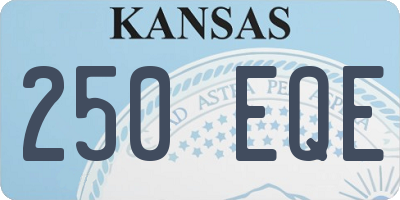 KS license plate 250EQE