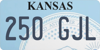 KS license plate 250GJL