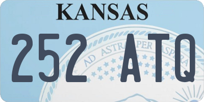 KS license plate 252ATQ