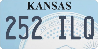 KS license plate 252ILQ