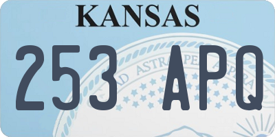 KS license plate 253APQ