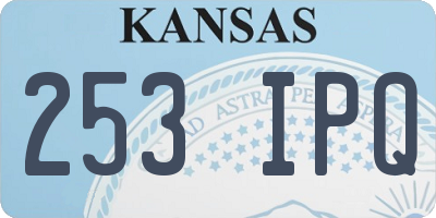 KS license plate 253IPQ
