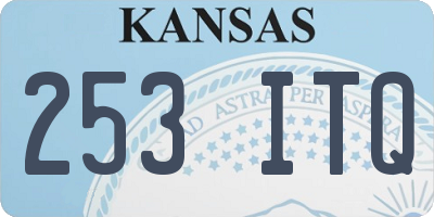 KS license plate 253ITQ