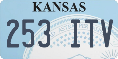 KS license plate 253ITV