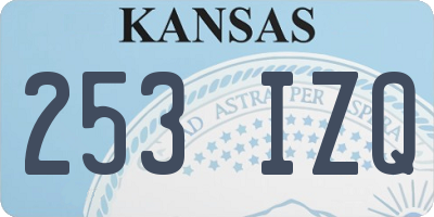 KS license plate 253IZQ