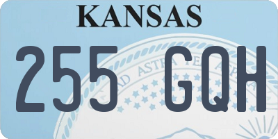 KS license plate 255GQH