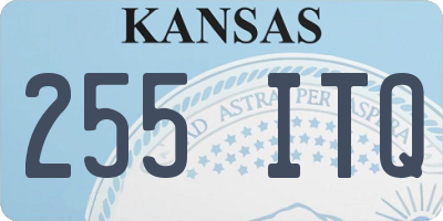 KS license plate 255ITQ