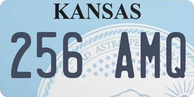 KS license plate 256AMQ