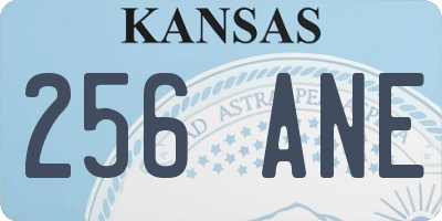 KS license plate 256ANE
