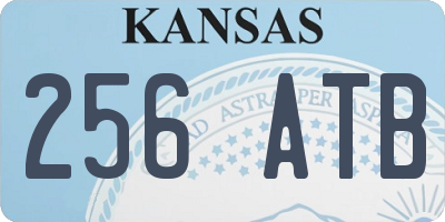 KS license plate 256ATB