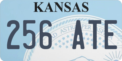 KS license plate 256ATE
