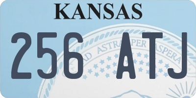 KS license plate 256ATJ